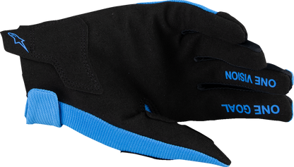 ALPINESTARS Youth Radar MX Gloves - Blue/Black - Medium 3541824-713-M