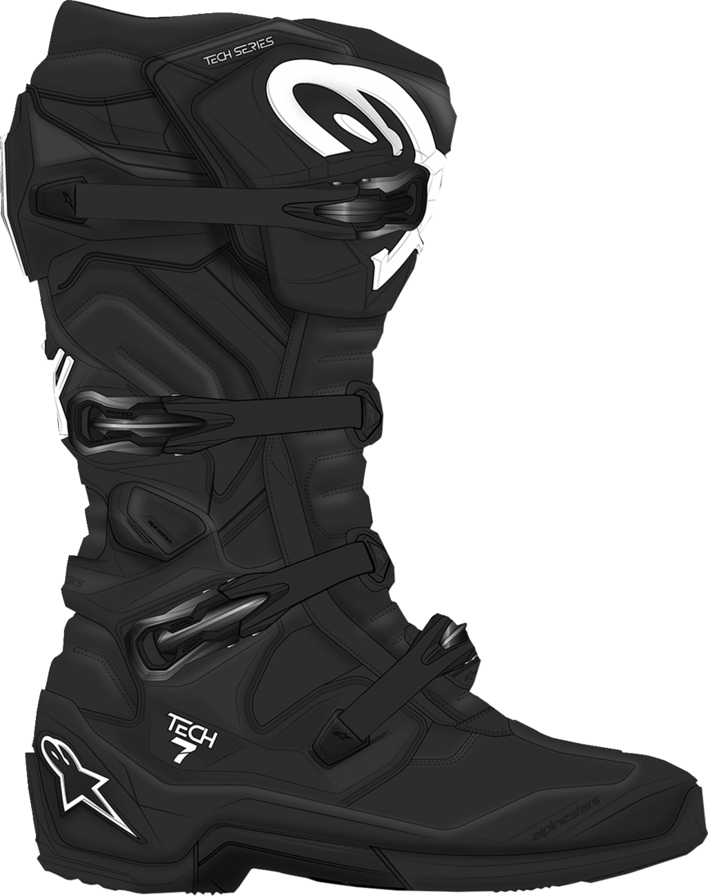ALPINESTARS Tech 7 Boots - Black - US 7 / EU 40.5 2012025-10-7