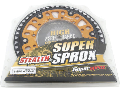 Rear Stealth Sprocket Alu/Stl 49t 520 Gld Kaw