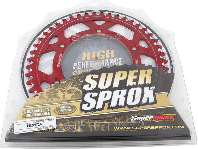 Rear Sprocket Aluminum 48t 520 Red Hon