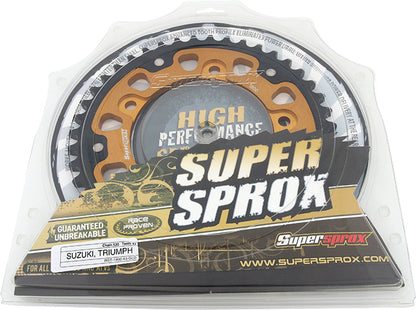 Rear Stealth Sprocket Alu/Stl 43t 530 Gld Suz/Tri