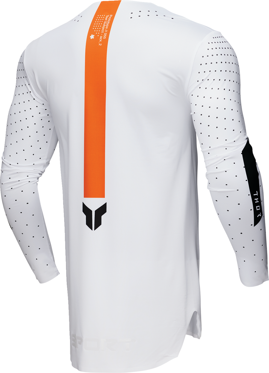 THOR SPORTMODE Rogue Jersey - White/Orange - Large 2910-8201