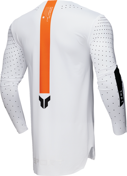 THOR SPORTMODE Rogue Jersey - White/Orange - Large 2910-8201