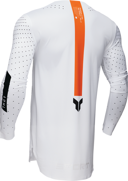 THOR SPORTMODE Rogue Jersey - White/Orange - Large 2910-8201