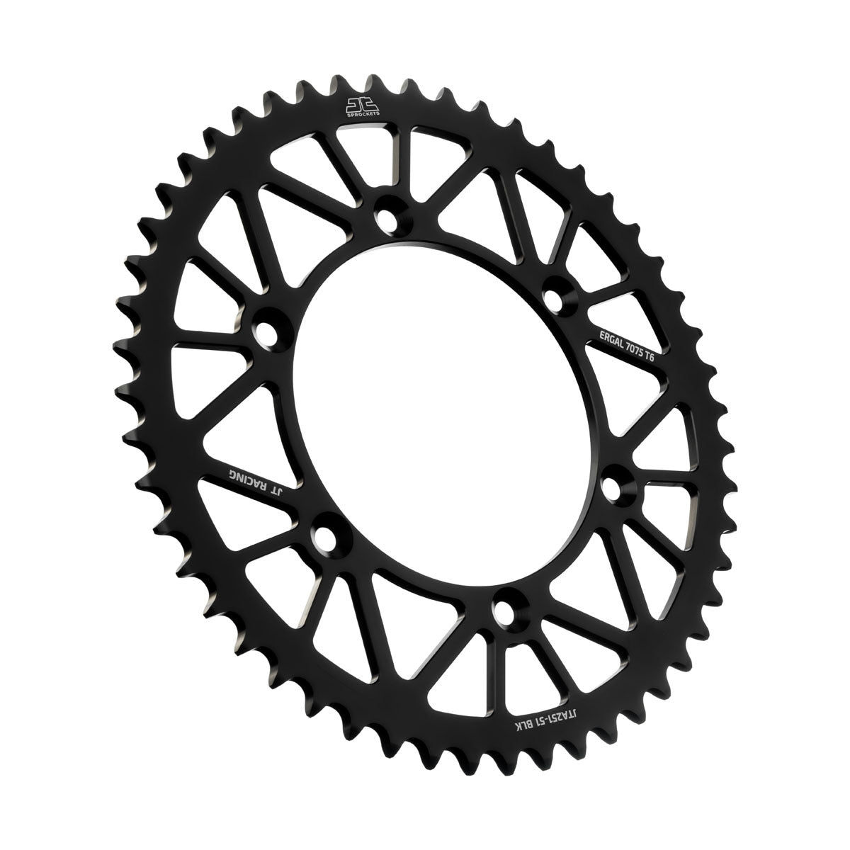 Rear Racelite Sprocket Alum 51t 520 Blk Hon/Yam