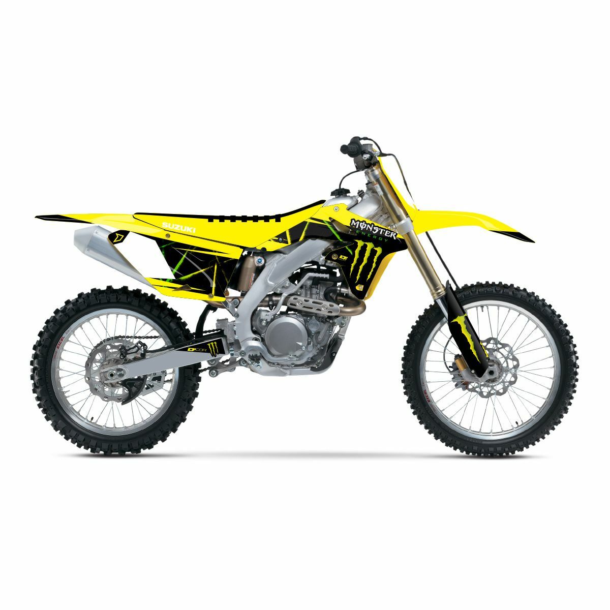 Cmplt Kit Monster Energy Slash White Bg