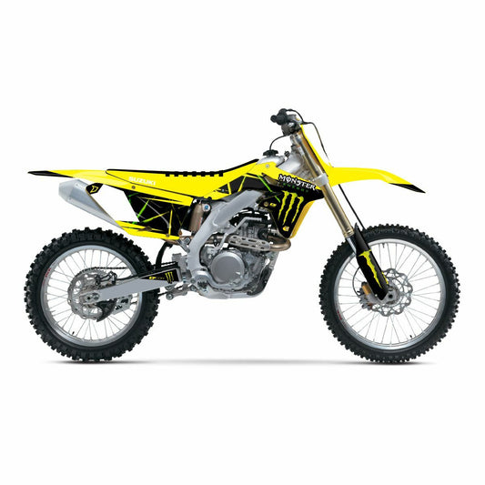 Cmplt Kit Monster Energy Slash White Bg
