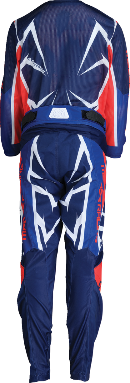 MOOSE RACING Youth Agroid Mesh Jersey - Red/White/Blue - XL 2912-2527