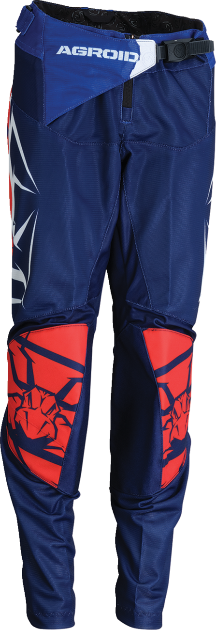 MOOSE RACING Youth Agroid Mesh Pants - Red/White/Blue - 26 2903-2557