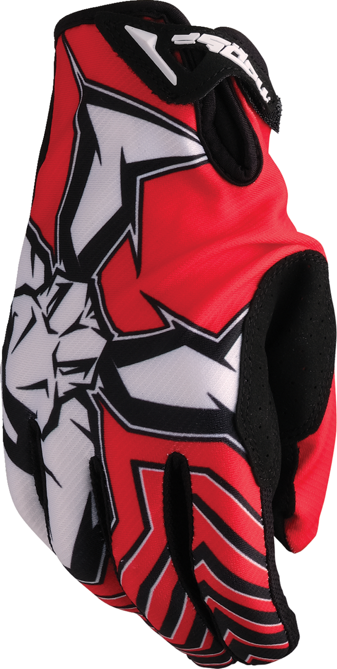 MOOSE RACING Agroid* Pro Gloves - Red/Black - Large 3330-8093
