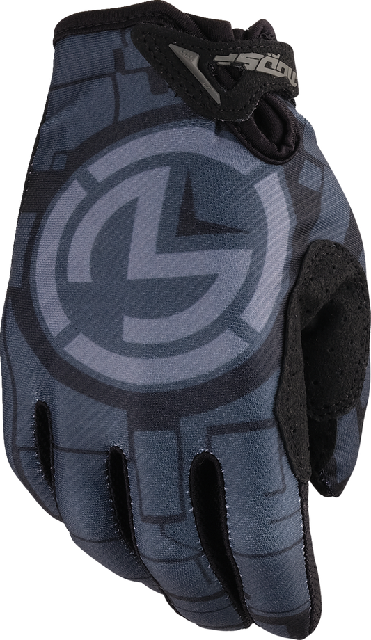 MOOSE OFFROAD Youth SX1* Gloves - Black/Gray - Large 3332-1880