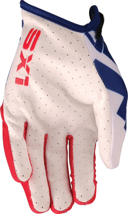 MOOSE RACING Youth SX1* Gloves - Red/White/Blue - XL 3332-1886