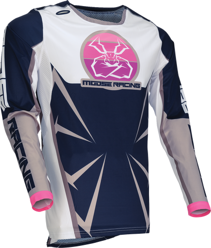 MOOSE OFFROAD Agroid Jersey - Navy/White - XL 2910-8141