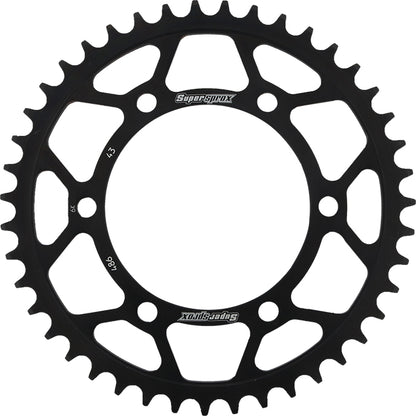 Rear Sprocket Steel 43t 520 Blk Yam