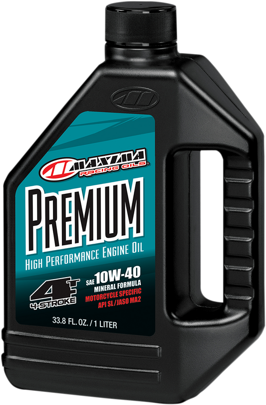 MAXIMA RACING OIL Premium High Performance Mineral 4T Engine Oil - 10W40 - 1L 34901