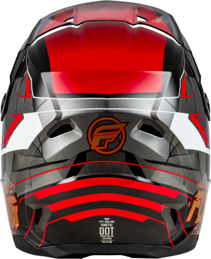 Youth Kinetic Scorched Helmet Red/Black/White Ys