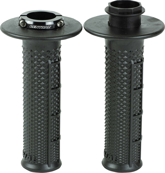 RENTHAL MX R-Works Lock-On Grips - Ultra Tacky - Taper Half Waffle G239