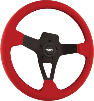 Vinyl Series Steering Wheel Red