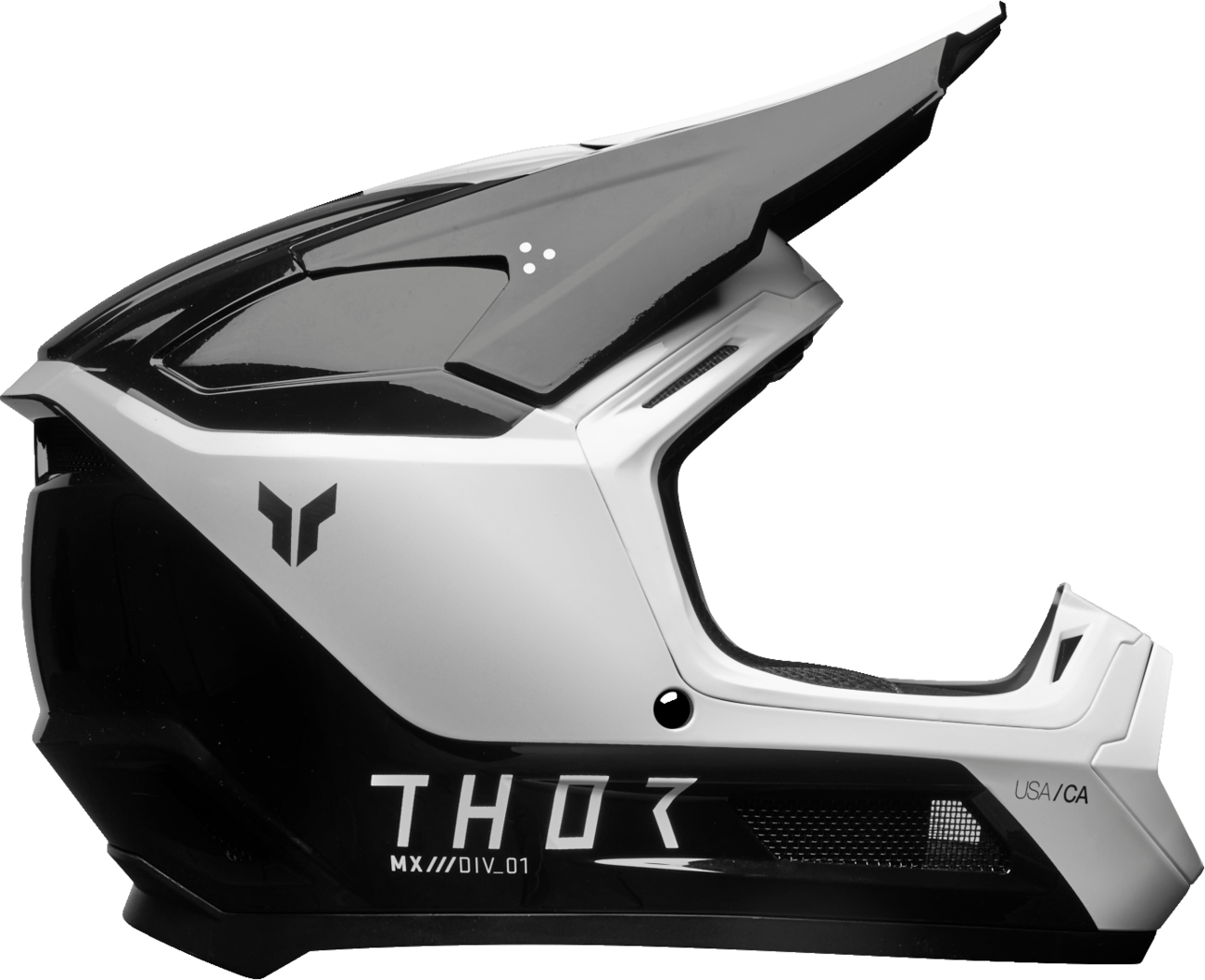 THOR Youth Fleet Helmet - Storm - Black/White - Large 0111-1688