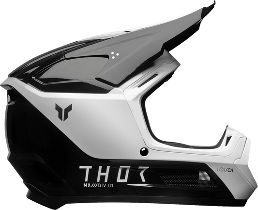 THOR Youth Fleet Helmet - Storm - Black/White - Large 0111-1688