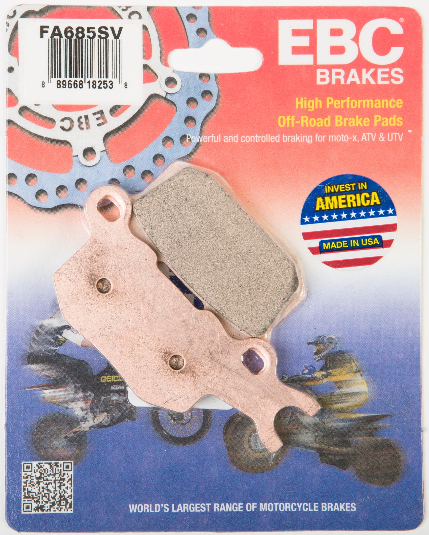 Brake Pads Fa685sv Severe Duty Sv Series