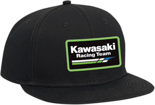 FACTORY EFFEX Youth Kawasaki Racing Snapback Hat - Black 19-86112