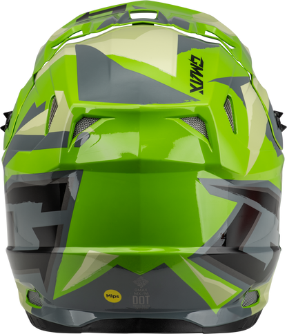 Mx 96s Splinter Helmet Green/Grey/Black Sm