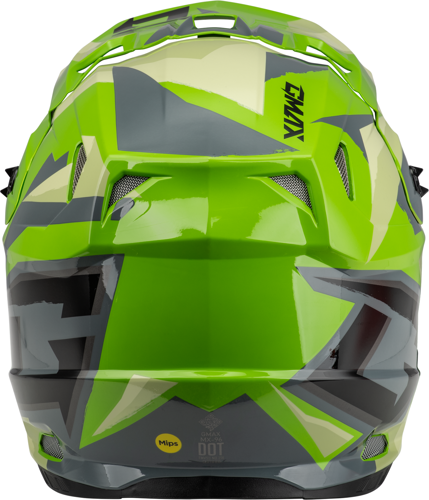 Mx 96s Splinter Helmet Green/Grey/Black Lg