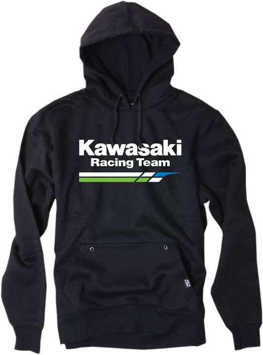 FACTORY EFFEX Kawasaki Racing Pullover Hoodie - Black - Medium 18-88122