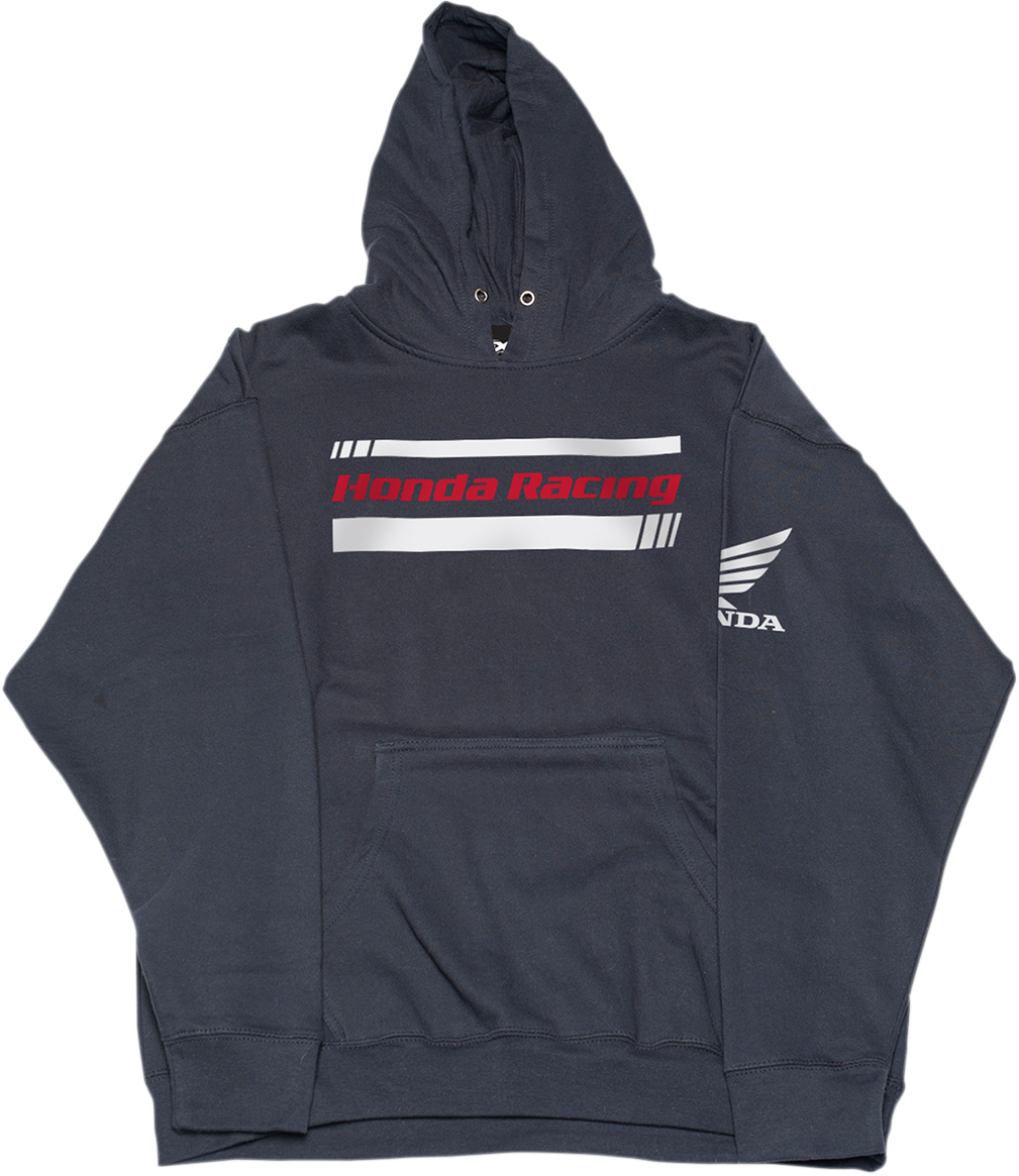 FACTORY EFFEX Youth Honda Racing Stripes Hoodie - Navy - Large 22-88344