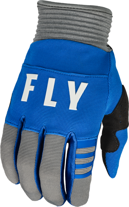 Youth F 16 Gloves Blue/Grey Yxs