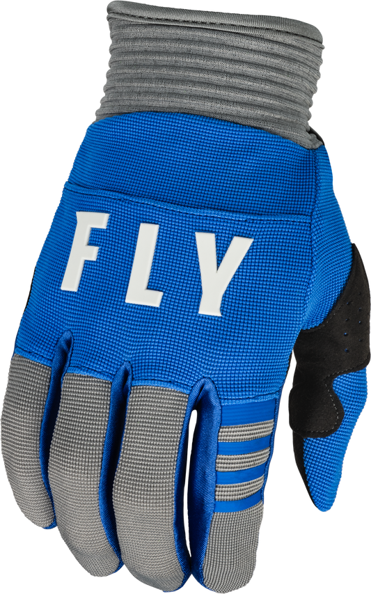 Youth F 16 Gloves Blue/Grey Yxs