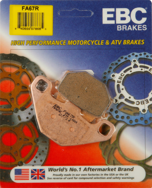 Brake Pads Fa67r Sintered R Series