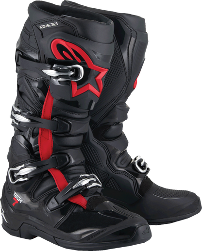 ALPINESTARS Tech 7 Boots - Fluorescent Red/Black - US 10 / EU 44.5 2012025-1030-10