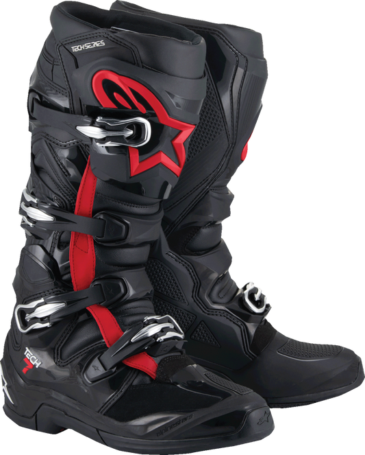 ALPINESTARS Tech 7 Boots - Fluorescent Red/Black - US 10 / EU 44.5 2012025-1030-10
