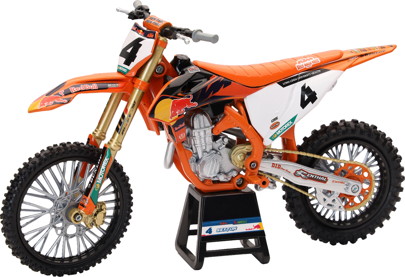 NEW RAY TOYS Red Bull KTM 450 SX-F - Chase Sexton #4 - 1:12 Scale 58473