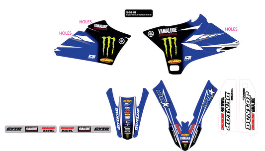 2018 Star Racing Yamaha Yz 85 '15 18 Graphic/Trim Kit