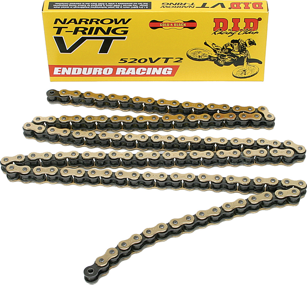 Enduro Racing 520vt2 120 X Ring Chain Gold