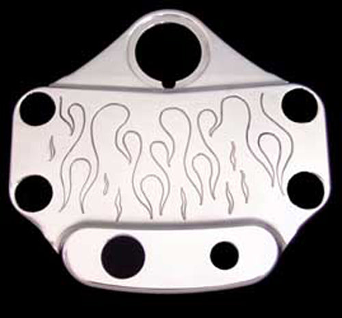Handlebar Clamp (Polished Logo )