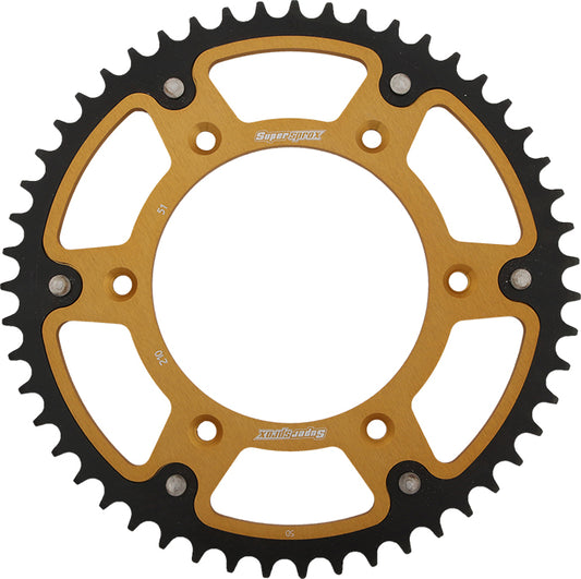 Rear Stealth Sprocket Alu/Stl 51t 520 Gld Hon