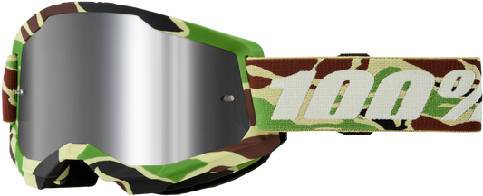 Strata 2 Goggle War Camo Mirror Silver Lens