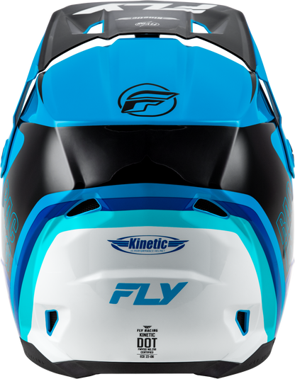 Kinetic Rally Helmet Blue/Black/White Lg