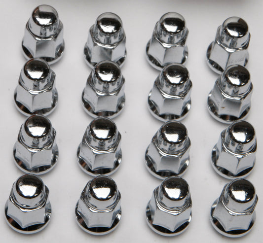 16/Pk 12mmx1.25 Tapered Lug Nuts 60' 17mm Head