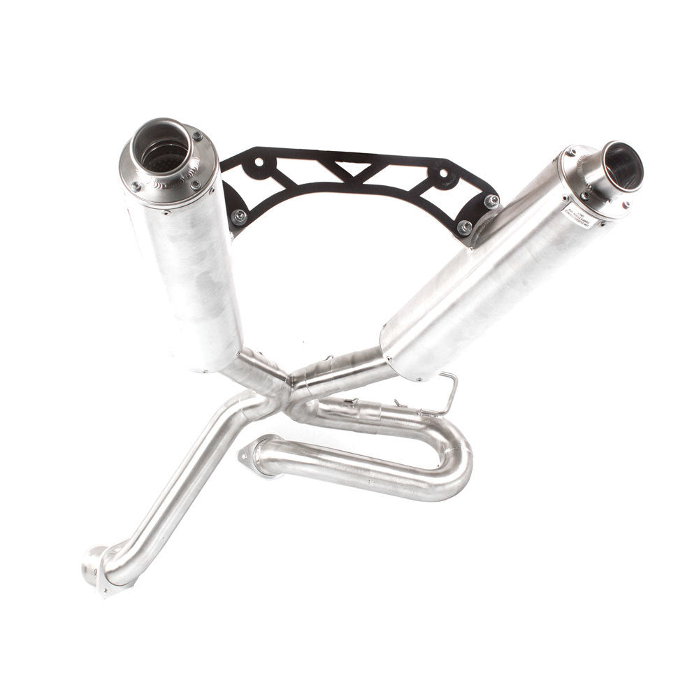 Hmf Utv Perf Dual Sys Brushed Maverick/Max