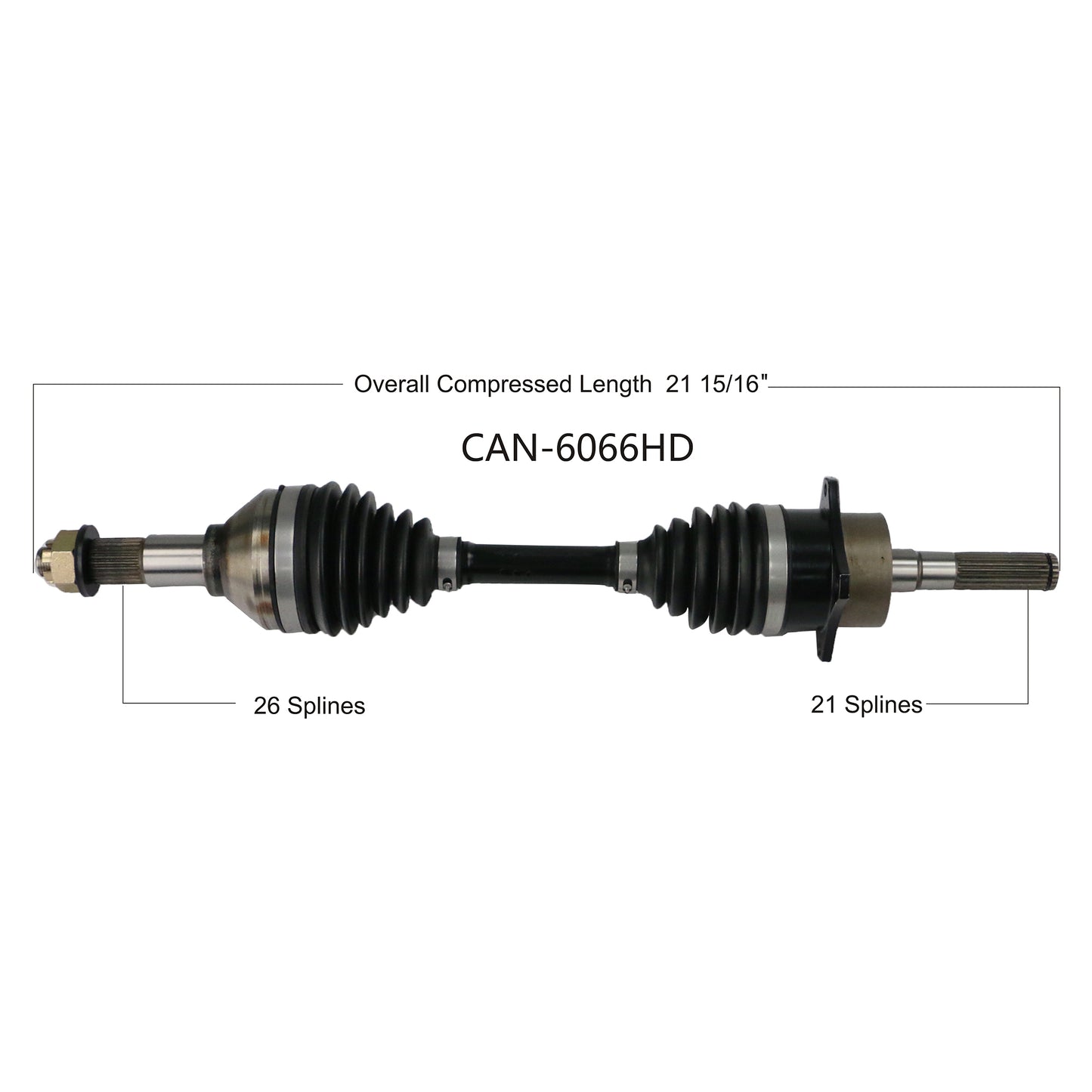 Hd 2.0 Axle Front Left