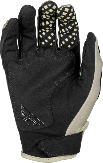 Youth Kinetic Sym Gloves Light Grey/Red/Black Ym