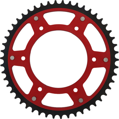 Rear Stealth Sprocket Alu/Stl 50t 520 Red Hon