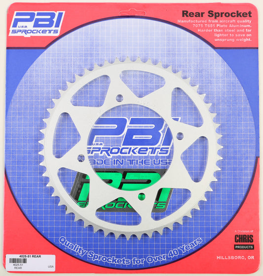 Rear Sprocket Aluminum 51t 420 Kaw/Suz