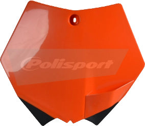 Front Number Plate Orange