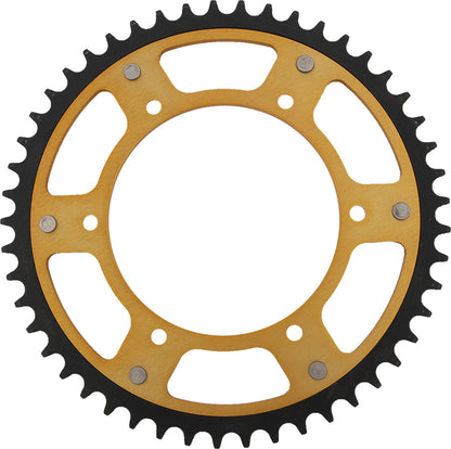 Rear Stealth Sprocket Alu/Stl 49t 520 Gld Yam